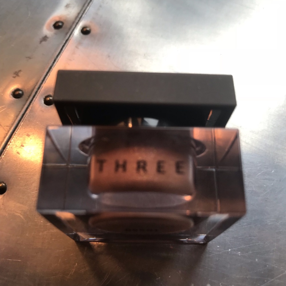 Three cosmetics cream shadow